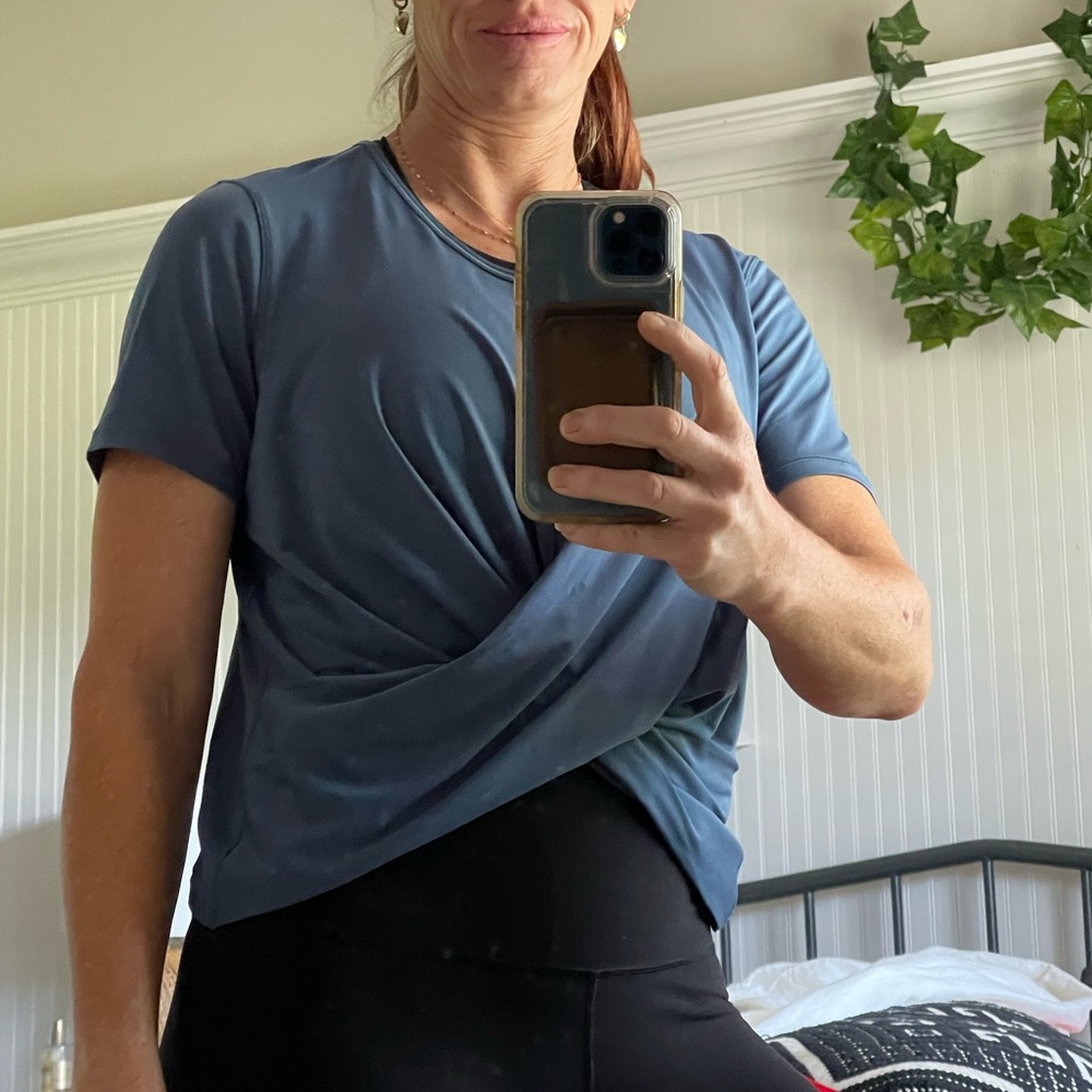 Blue casual top Lululemon